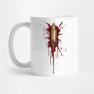 Bloody Bullet Wound Mug